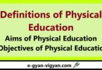Definitions of Physical Education