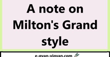 A note on Milton's Grand style