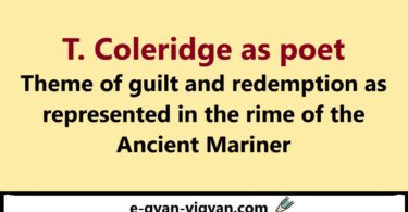 S. T. Coleridge as poet